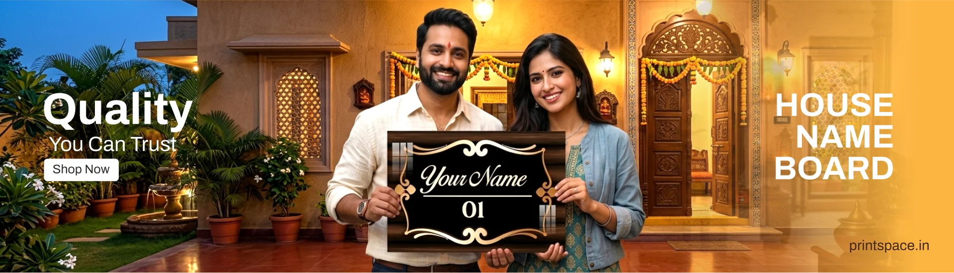 Home Name Plate – PrintSpace.in
